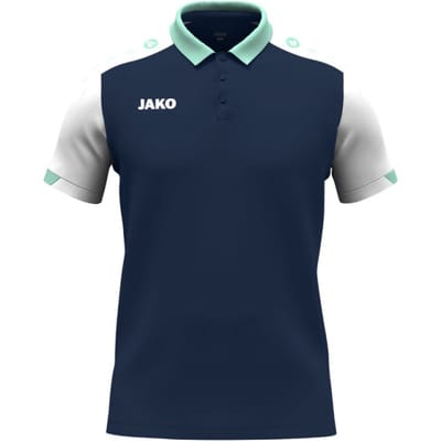 Jako Dynamic Polo Kinderen - Marine / Wit / Munt | Maat: 140