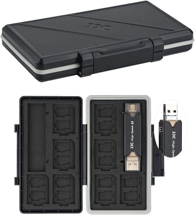 Waterbestendige Geheugenkaart Case met USB 3.0 Kaartlezer voor Micro SD en SD - Draagbare en Duurzame Opslagoplossing