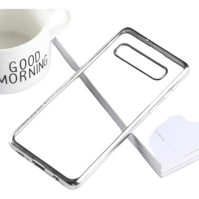 Comfycase Samsung Galaxy S10 Electra Hoesje Zilver
