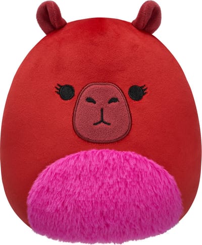 Squishmallows- Marcia - Maroon Capybara W/Fuzzy Belly 19cm