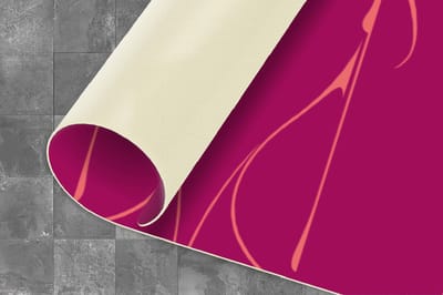 Keukenloper - Loper keuken - Roze - Oranje - Jugendstil - Patronen - 120x50 cm - Keukenloper vinyl