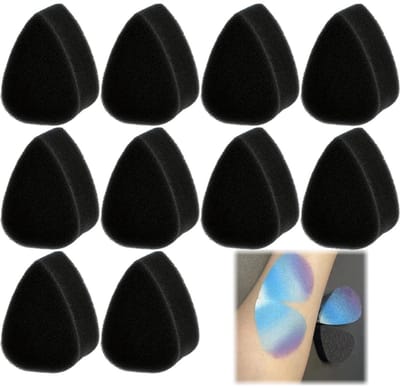 Dailygoods- Make-upsponzen Bloemblaadjesvorm - 10 Stuks - Hoge Dichtheid - Nauwkeurig Gebruik - Duurzaam - Herbruikbaar - Ideaal voor Detailwerk - Make-up Applicators