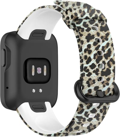 By Qubix - Siliconen band met print - Panterprint - Geschikt voor Xiaomi Mi Watch Lite / Redmi Watch