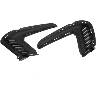 1 Paire Clignotant LED Feu de Jour Lumière Blanche Étanche Remplacement pour Hyundai Elantra 2016 2017 2018 black