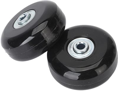 Vervangingswielen Koffer - Bagagewielen Zwenkwielen - Koffer Repareren - Stil Rubber Materiaal - 56x24mm - Zwart
