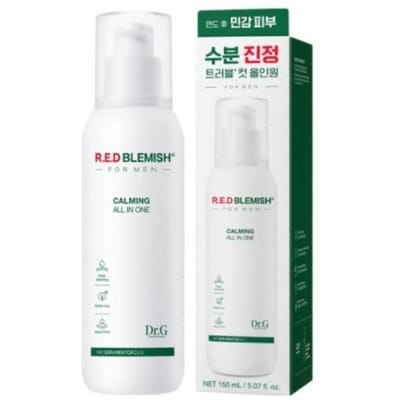 Dr.G Red Blemish Voor Mannen Verzachtende All-in-One 150ml | Hydraterende & Verzachtende Mannen All-in-One Moisturizer | K-Beauty Huidverzorging