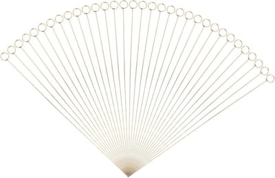 Ronde Kaarthouders - Bloemstuk Clips - Decoratie Plaatsen - Gegalvaniseerd IJzerdraad - 50 Stuks - Goud