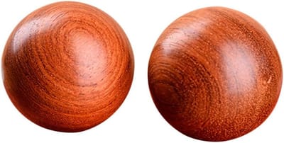 Gezondheid Ballen Houten Stressbal Set voor Handoefeningen en Ontspanning