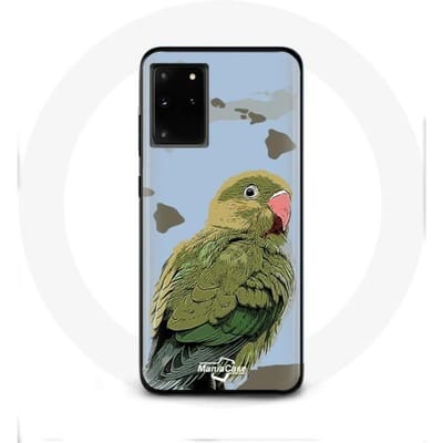 Coque - Samsung - Galaxy S11 Plus Plus - Souple - Vert - Perruches Oiseaux