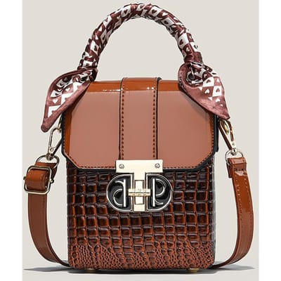 De Nieuwe Steenpatroon Alles Vintage Kleine Tas Mode Hand Bill Schoudertas Alles Niche Forens Tote Bag .
