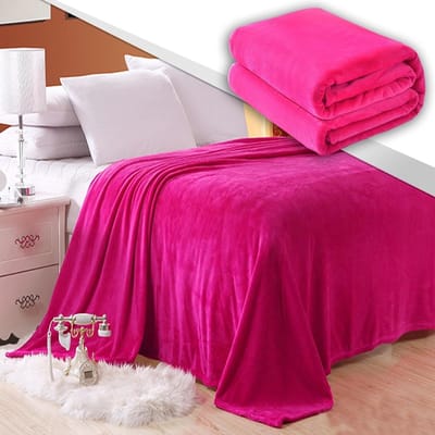 Zachte Warme Deken - Pluche Plaid - Ontspanning en Comfort - Extra Dikke Isolatie - 90 x 200 cm