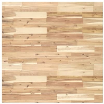 Tafelblad Hout - Bureau Vervanging - Meubels Vernieuwen - Massief Acacia - 90x90cm - Natuurlijk