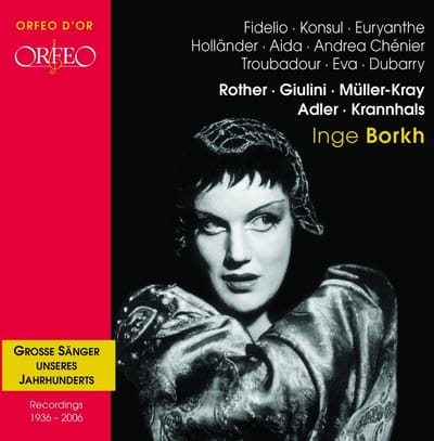 Inge Borkh - Inge Borkh Sings Fidelio, Konsul, Aida, Troubador, Eva (CD)