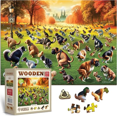 Houten Puzzel - Legpuzzel Volwassenen - Ontspanning Thuis - Unieke Humor Thema - 1000 Stukjes