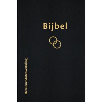 Bijbel Huwelijksbijbel Herziene Statenvertaling Zwart
