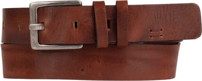 Presly & Sun Heren - Leren riem - Naturel - 85cm