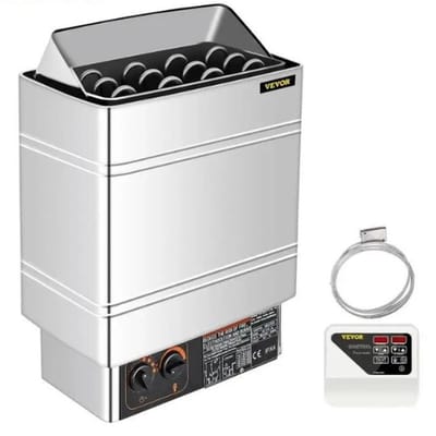 MazrekuHome® - 9 Kw Elektrische Saunakachel - Kachel Externe/Interne Controller - Oververhitting Bescherming - Spa Sauna Stoomgenerator
