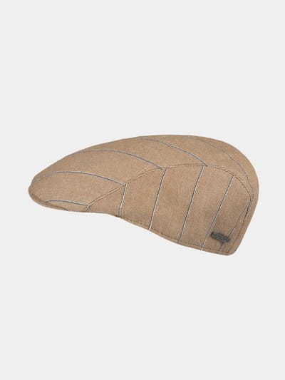 Ensa - Katoenen flatcap - Khaki