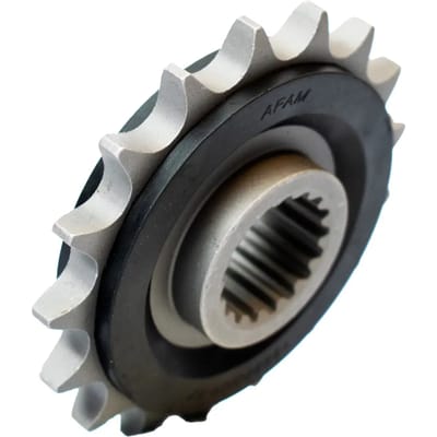 Motortandwiel met voorste rubberen geluiddemper Afam 525 17 dents
