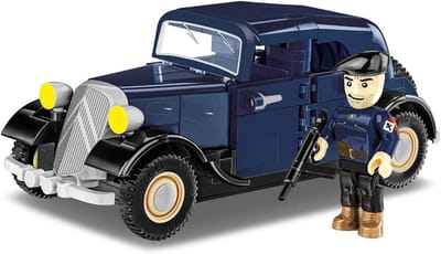 Bouwstenenset Historische Citroën Traction 7A Tweede Wereldoorlog Modelauto
