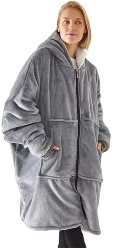 Dames Oversized Hoodie Deken - Zachte en Fluffy Winter Pjs