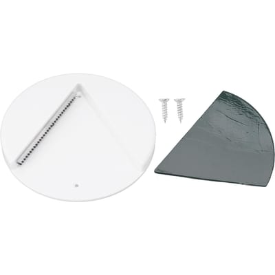 Onderkast Potopener Rond Moeiteloos Ruimtebesparend Eénhandige Flessenopener voor Senioren Zwak white