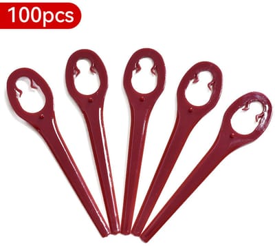 100 stuks plastic bladen tuin tuin tuin grasmaaier grasmaaier plastic bladen