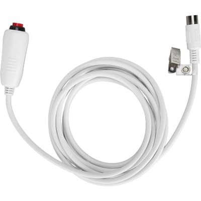 Station d'appel infirmière Cordon Remplacement Universel Bouton Poussoir d'Urgence Câble Grand Din 8 Broches avec Clip white