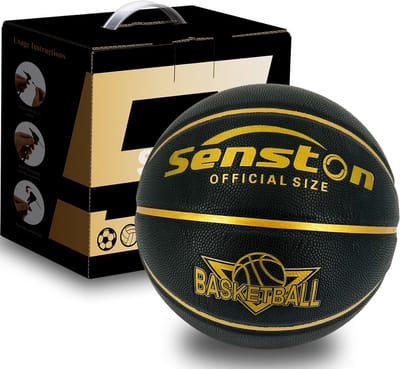 Basketbal - Sportbal Outdoor - Buitenspelen - Duurzaam Rubber - Maat 7 - Zwart
