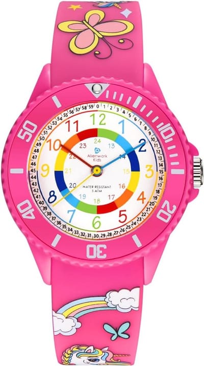 Kinderhorloge Leren Klokkijken Analoge Jongens en Meisjes Waterdicht