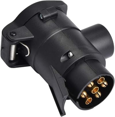 Dailygoods - Aansluiting Trekhaak 7 tot 13 Pins - Auto en Trailer Adapter - Veilig Verbinden - 12 V - Perfect voor Caravan - Geschikt voor Europese Ha...