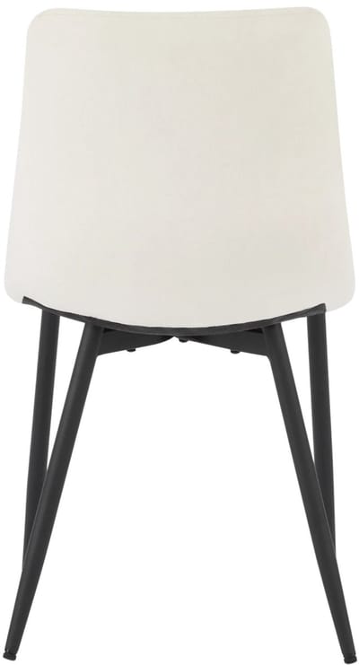Eetkamerstoel - Stoelen Eetkamerstoelen - Eetkamerstoelen - Fluwelen Keukenstoelen - Eetkamerstoelen Set van 4 - met Rugleuning - voor Woonkamer Restaurant - Zwart