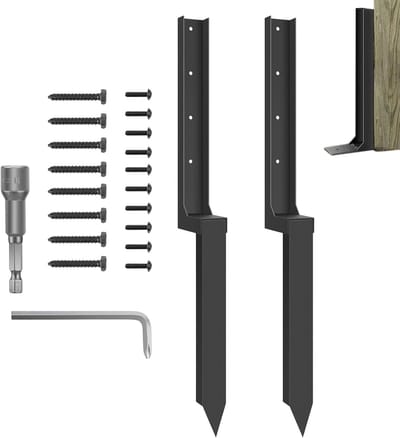 Hek reparatieset - Stabiele grondpen - Gazon verstevigen - Eenvoudige installatie - 43.2 cm - Meerkleurig