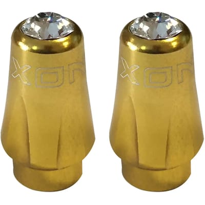 Bouchon van ventiel in 6061-aluminium met swarovski-kristal XON Presta (x2)