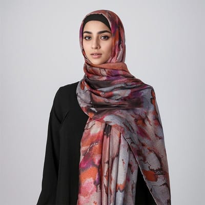 Mode Femme Foulard Viscose Rétro Azteque Floral Voile Hijab Châles et Écharpes Femme Foulards Écharpe Designer black