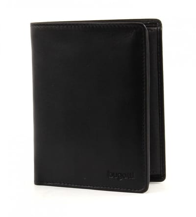 Bugatti Primo Portemonnee Leer 10 cm - Jongens - Staand formaat - schwarz