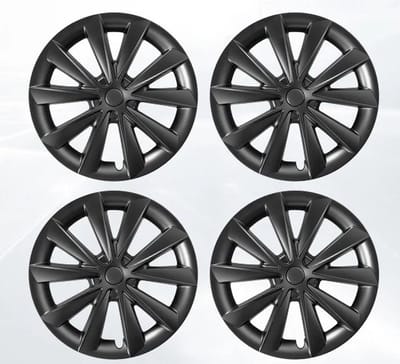 Tesla Model 3 Wieldoppen 18 Inch Mat Zwart Performance - Exterieur Accessoires - Nederland België