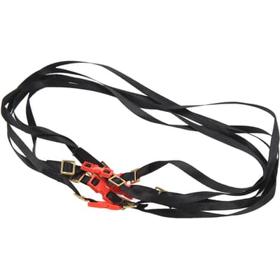 5 pièces Sangles d'arrimage RC échelle 110 Robustes Longueur Réglable Corde à Bagages Sangles d'arrimage pour Galerie de Toit black