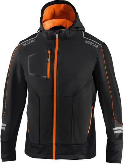 Sparco Tech York Softshell Jas - Zwart — M