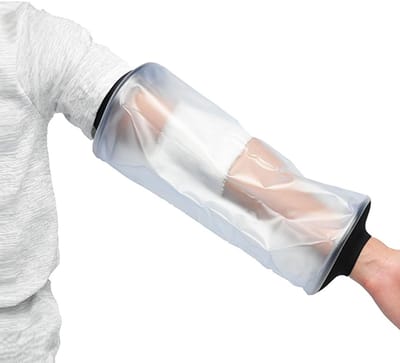 Waterdichte Bescherming voor Gips, Herbruikbare Arm Bescherming, PICC Lijn Covers voor Volwassenen, 30 x 22 cm, Ideaal voor Zwemmen en Douchen