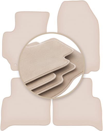 PREMIUM beige matten voor: FIat Croma II stationwagen 2005-2011