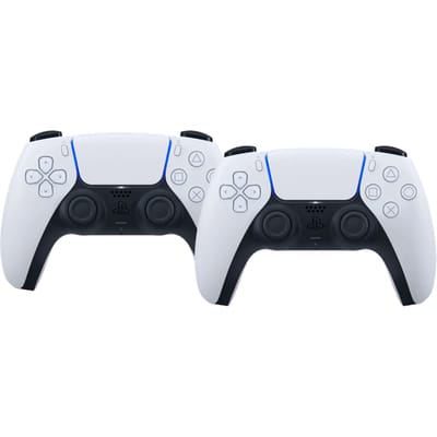 Sony PlayStation 5 DualSense Draadloze Controller Wit Duo Pack