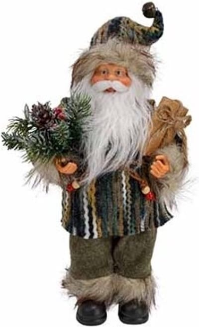 Santa Groen 20x13xh31cm Polyester
