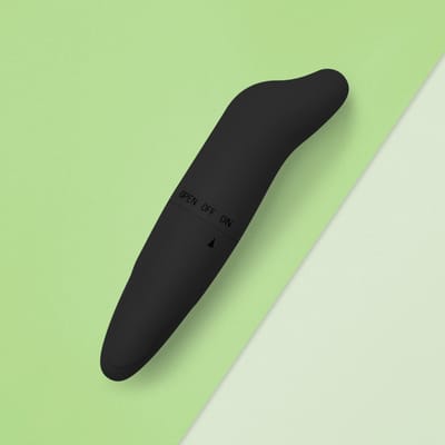 Mini vibrator 12.5 cm EIS | Sex toy voor vrouwen | Vibrator met gebogen top | Rustige vibraties voor erotische clitoris stimulatie | Sex toy kleine mini stimulator clitoris