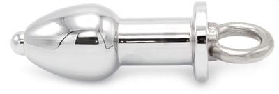 Kiotos - Holle Buttplug Van RVS Met afsluitschroef - Small