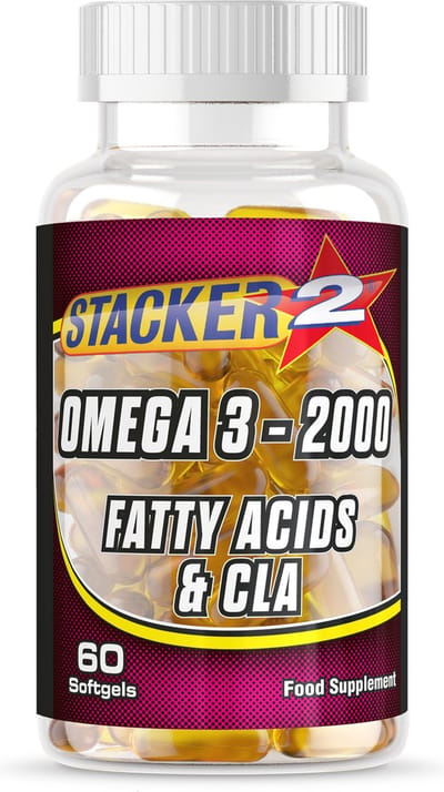 Stacker2 Dexi Omega 3 - 2000 (60) Standard - Vitaminen, mineralen & gezondheid - Vetzuren