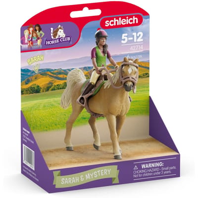 Schleich Horse Club Sarah en Mysterie speelfiguur - meerkleurig