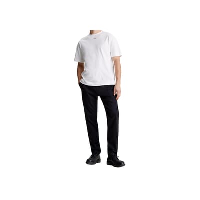 Calvin Klein Katoenen Logo T-shirt Heren Tops Wit K10K112487-YAF L white
