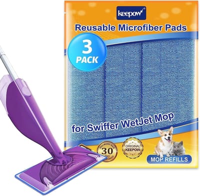 Startkit voor Swiffer WetJet | Wasbare en Herbruikbare Wisdoekjes | 3 Stuks