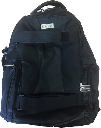 Laptop Rugzak - Notebook Tas - Dagelijks Gebruik - Gewatteerd Laptopvak - 46 cm - Zwart